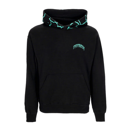 PROPAGANDA Felpa Leggera Cappuccio Uomo Triangle Panther Hoodie Black da uomo