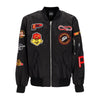 PROPAGANDA Giubbotto Bomber Uomo Baseball Bomber Black da uomo