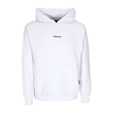 PROPAGANDA Felpa Leggera Cappuccio Uomo Ribs Bandana Hoodie White da uomo