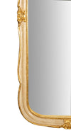 Biscottini SPECCHIERA DA PARETE IN LEGNO FINITURA FOGLIA ORO E AVORIO MADE IN ITALY