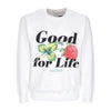 PRIMITIVE Felpa Girocollo Uomo Feliz Crewneck White da uomo
