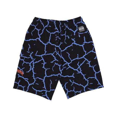 PROPAGANDA Pantalone Corto Tuta Uomo Triangle Gorilla Cargo Sweatshorts Black da uomo