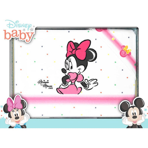 Lenzuola lettino neonato Minnie Mouse Disney
