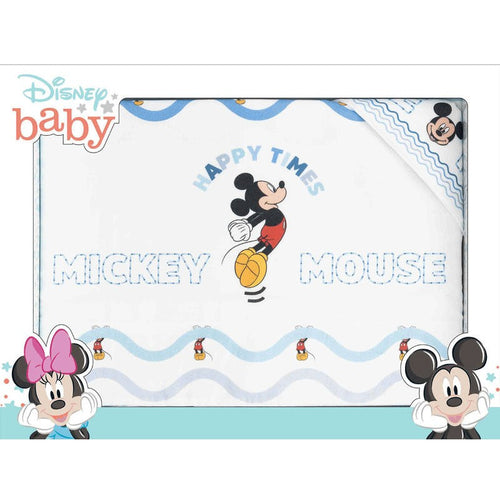Lenzuola lettino neonato Topolino happy times Disney