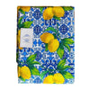 Granfoulard divano in cotone Botticelli Home Lipari Limoni