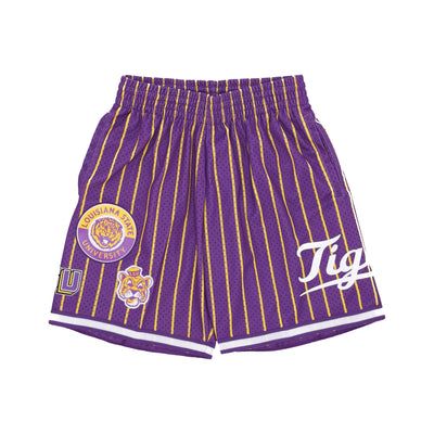 MITCHELL & NESS Pantaloncino Basket Uomo Ncaa Hometown Mesh Short Loutig Purple da uomo