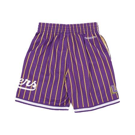 MITCHELL &amp; NESS Pantaloncino Basket Uomo Ncaa Hometown Mesh Short Loutig Purple da uomo
