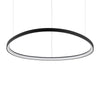 Sospensione Moderna Gemini Nero Led 80W 3000K Luce Calda