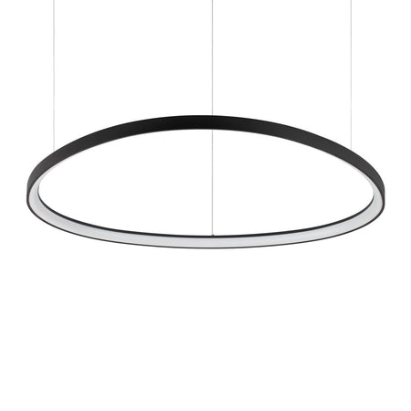 Sospensione Moderna Gemini Nero Led 80W 3000K Luce Calda