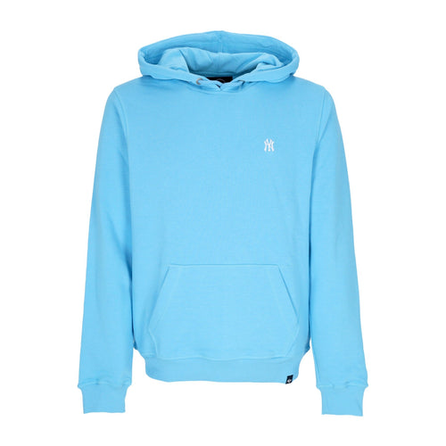 47 BRAND Felpa Leggera Cappuccio Uomo Mlb Emb Helix Base Runner Hoodie Neyyan Light Blue da uomo