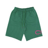 PROPAGANDA Pantalone Corto Tuta Uomo Logo Sweatshorts Green Bottle da uomo