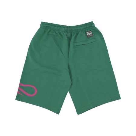 PROPAGANDA Pantalone Corto Tuta Uomo Logo Sweatshorts Green Bottle da uomo