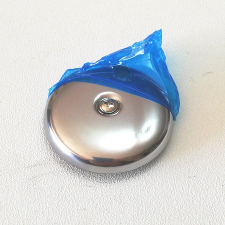 Tappo in ottone da 1/2" con rosone cromato