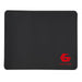 Tappetino per mouse - Superficie in tessuto a prova di usura - Fondo in gomma naturale antiscivolo - dimensione 200 x 250 mm (S) - Nero