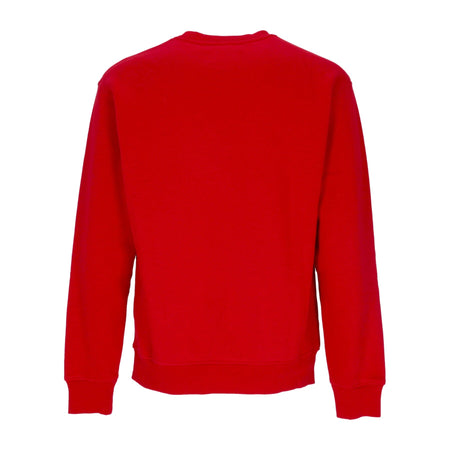 JORDAN Felpa Girocollo Uomo Essential Fleece Crewneck Gym Red/white da uomo