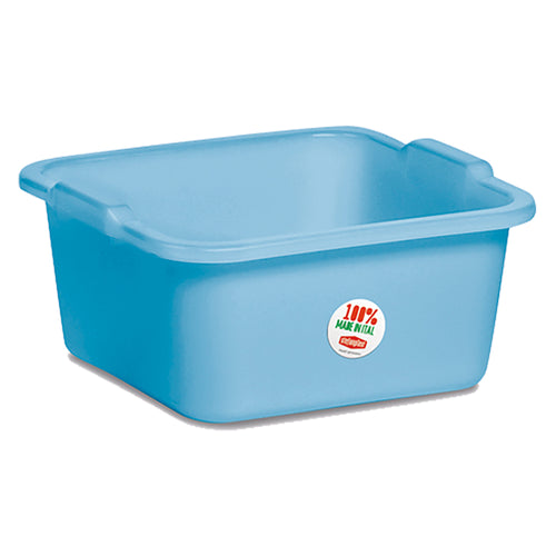 BACINELLA QUADRA 38 x 38 cm - 16 lt neutro - COLORI MISTI - DF 8410455