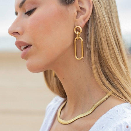 Anartxy - Orecchini Anelli di collegamento