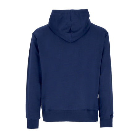 NEW BALANCE Felpa Leggera Cappuccio Uomo Hoops Essentials Fundamental Hoodie Navy da uomo