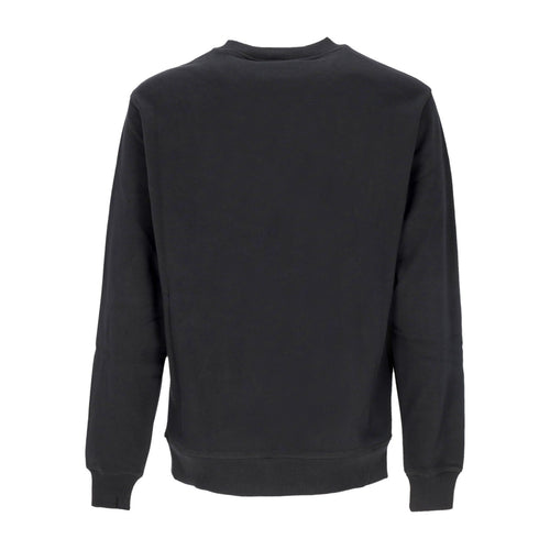 NEW BALANCE Felpa Leggera Girocollo Uomo Essentials Stacked Logo French Terry Crewneck Black da uomo