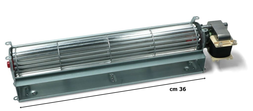 VENTOLA TANGENZIALE GIRANTE CM 36 MOTORE DESTRO STUFA PELLET / FORNO - SP 321