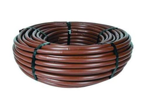 ALA GOCCIOLANTE MM.16 MARRONE portata 2 lt./h. rotolo mt.50 fori ogni cm.30 -FERR 412209