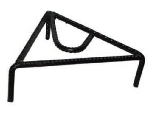 TREPPIEDE IN FERRO NERO DA CM 25 A TRIANGOLO BARBECUE STUFE CAMINETTO 412056