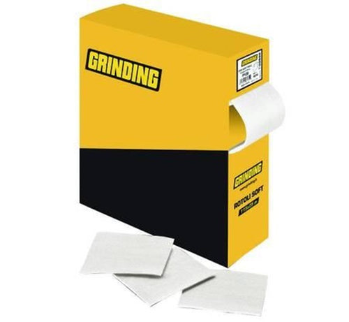 CARTA ABRASIVA AL LATTICE PRETAGLIATA- mm.115x25mt - grana A 180 -FER 342650