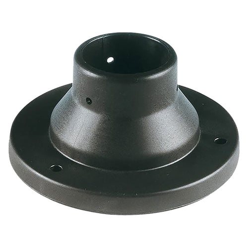 BASE PER PALO LANTERNA Ø 60 mm - 17 x h 7,9 cm In termoplastico nero.