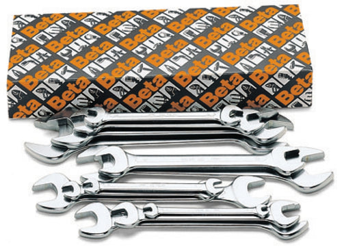 BETA CHIAVI A FORCHETTA CROMATE ART.55/S pz.13 da 6x6 a 30x32 FER 73134