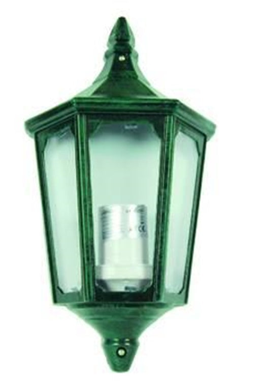 LANTERNA A PARETE MODELLO BERLINO mm.192x103x355h. verde anticato - FERR 102896