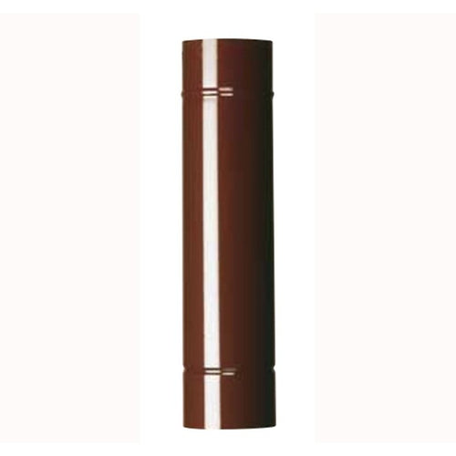 TUBO PORCELLANATO PER STUFA MARRONE LUCIDO ø cm.13x50 - - FER 97468