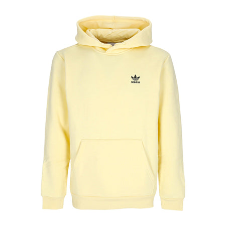 Adidas Felpa Cappuccio Uomo Trefoil Essentials Hoodie Almost Yellow da uomo