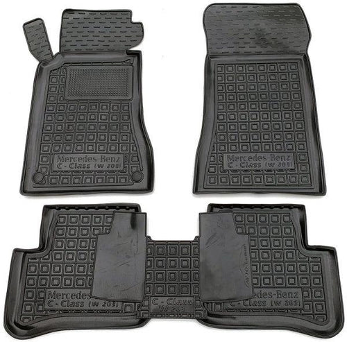Tappetini di gomma su misura per Mercedes C-Class W203 (2000-2007)