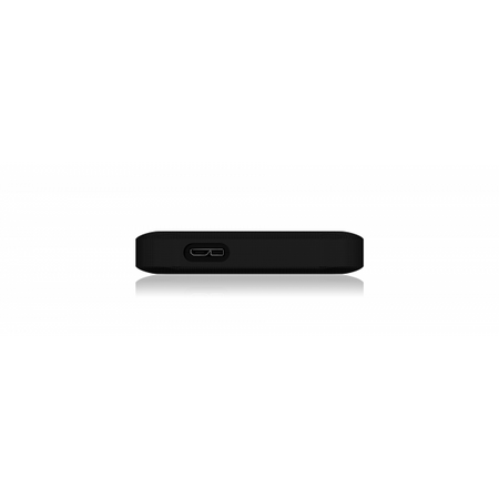 "ICY BOX Case Esterno per SSD/HDD 2-5"" a 1xUSB3.2 Gen1 Host- UASP- protezione in silicone"