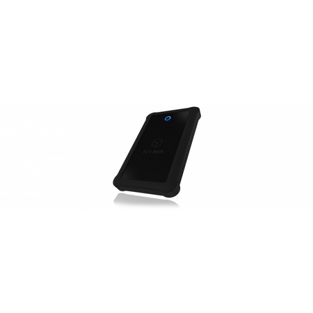 "ICY BOX Case Esterno per SSD/HDD 2-5"" a 1xUSB3.2 Gen1 Host- UASP- protezione in silicone"