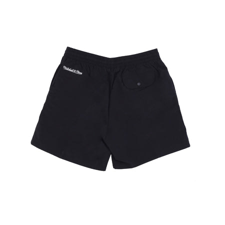 MITCHELL &amp; NESS Pantaloncino Uomo Nba Team Essentials Nylon Shorts Hardwood Classics Loslak Black da uomo
