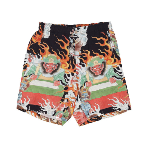 DOOMSDAY Pantalone Corto Uomo Inferno Shorts All Over Print da uomo