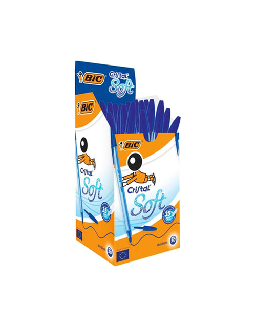 Confezione 50 penne Bic Cristal Soft Blu