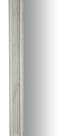 Biscottini SPECCHIERA DA PARETE LEGNO FINITURA BIANCO ANTICATO MADE IN ITALY L45XPR5XH82