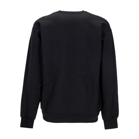 THRASHER Felpa Girocollo Uomo Nova Crewneck X Aws Black da uomo