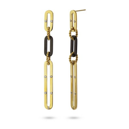 Anartxy - Orecchini a maglia tricolore