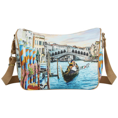 YNot borsa a tracolla shoulder bag stampa Dream in Venice YES370S5 Borse YNot