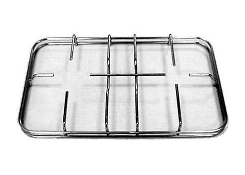 NARDI GRIGLIA CUCINA A GAS 2 FUOCHI MM 408 x 245 COLORE INOX F 3613