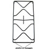 IGNIS WHIRPOOL GRIGLIA DESTRA CM 49,5 X 23,5 CUCINA A GAS PIANO COTTURA P 2560