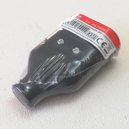 Rosi bipresa volante mobile nera 2P+T 16A 250V