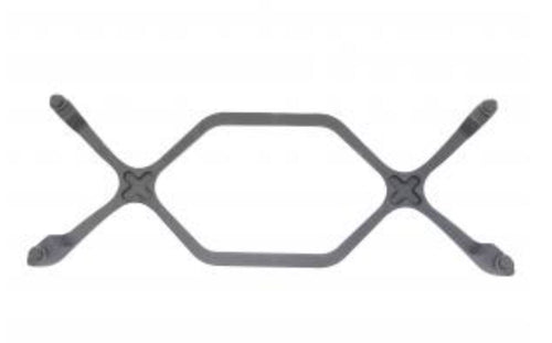 Whirlpool GRIGLIA IN GHISA CUCINA A GAS 2 FUOCHI SMALTATA NERA MM 410×150 --G 2519