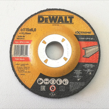 DeWalt Extreme 115x6,0x22,23mm disco da sbavo per ferro