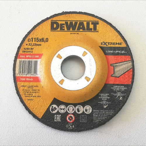 DeWalt Extreme 115x6,0x22,23mm disco da sbavo per ferro