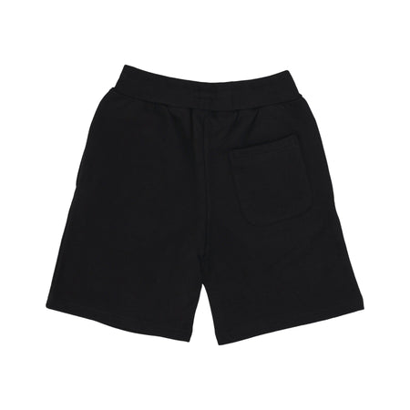MARKET Pantalone Corto Tuta Felpato Uomo Smiley Haters Sweatshorts Black da uomo