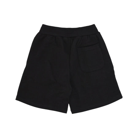 MARKET Pantalone Corto Tuta Felpato Uomo Smiley Conflicted Sweatshorts Black da uomo
